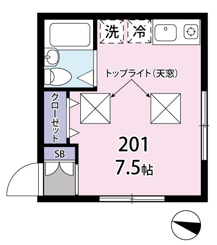 ジュネス雪谷 間取り