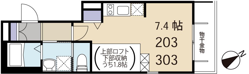 エスパーダ新井薬師 間取り