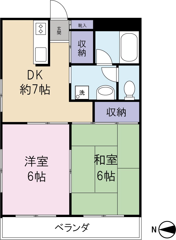 サンライズ春日 間取り