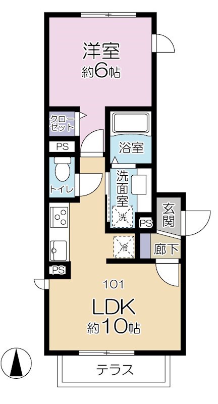 カンファタブル 間取り