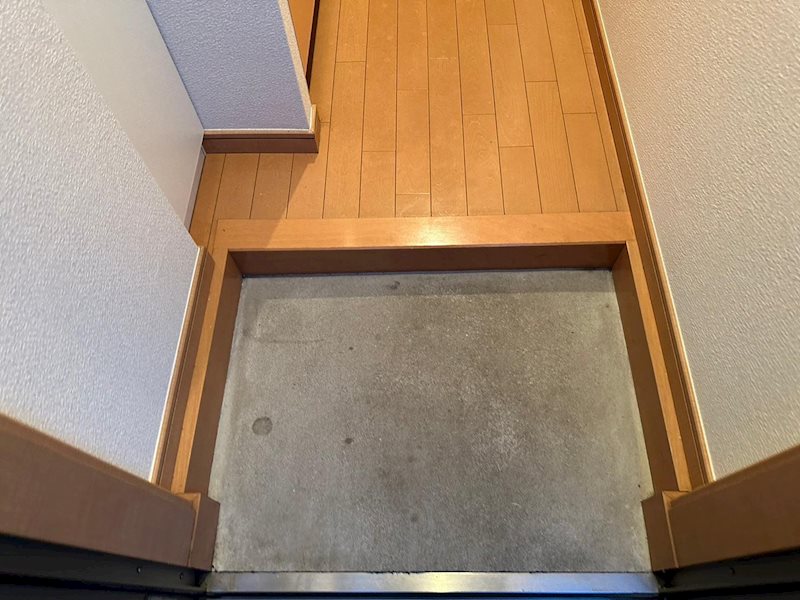 プレジール柏 玄関