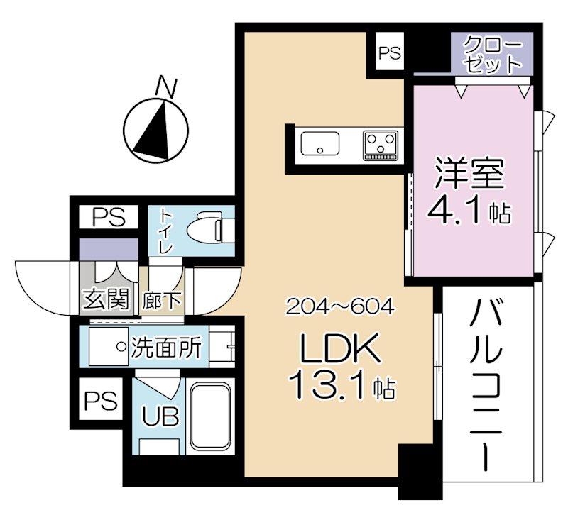 コンフォートスクエア川崎 間取り