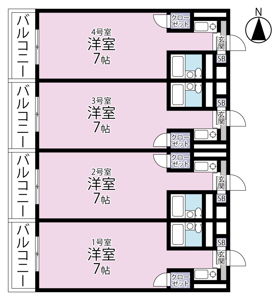 MAC所沢ビル 間取り