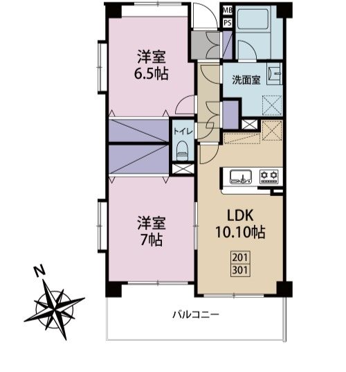エマーレ新川崎 間取り