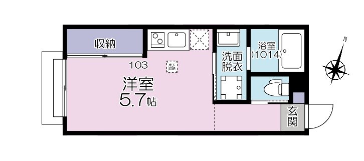 マウナケア大宮　 間取り