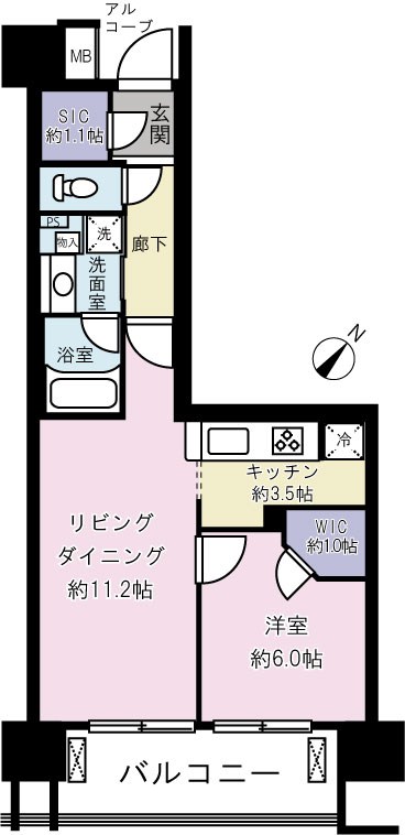 クレストシティレジデンス 間取り