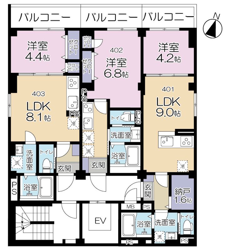 Maison Futaba（メゾンふたば） 間取り