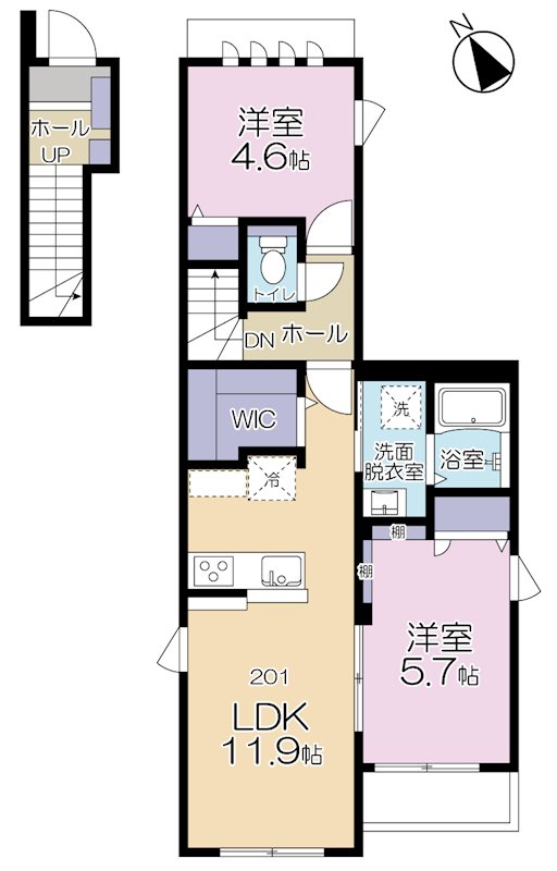 （仮称）幸区塚越3丁目PJ 間取り