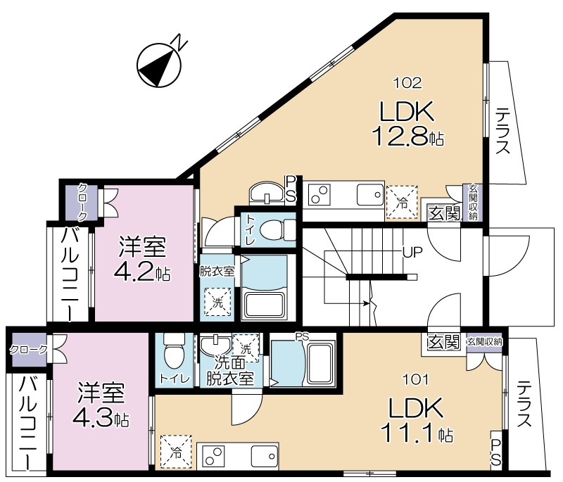 ハイム　ビオーレ 間取り