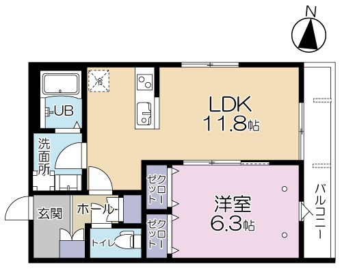 （仮称）旭区中希望が丘計画 D棟 間取り