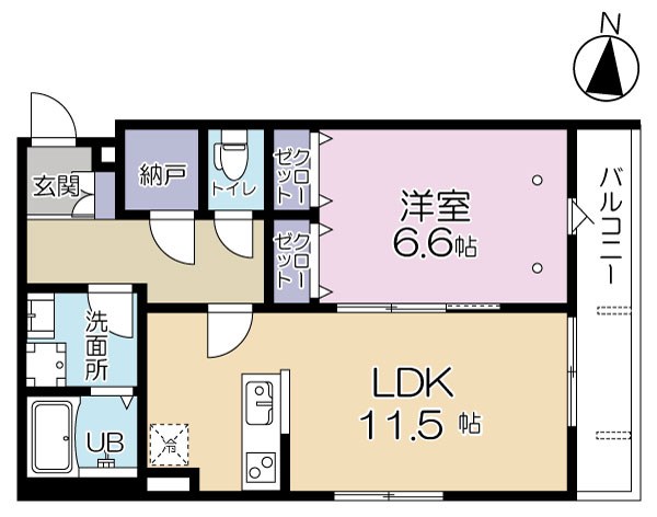 （仮称）旭区中希望が丘計画 D棟 間取り