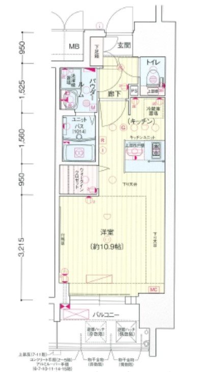 プレサンス金山デュアル 間取り