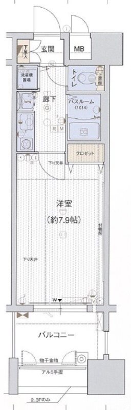 プレサンス栄メディパーク 間取り