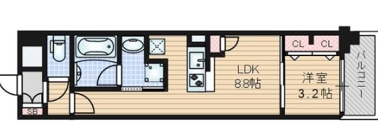 プレサンスロジェ上前津駅前　THE　RESIDENCE 間取り