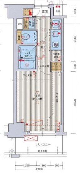 ライジングコート名古屋駅前東 間取り