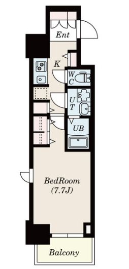 S-RESIDENCE葵Ⅱ 間取り