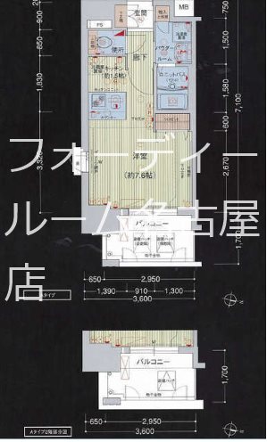 プレサンス名古屋ＳＴＡＴＩＯＮビーフレックス 間取り