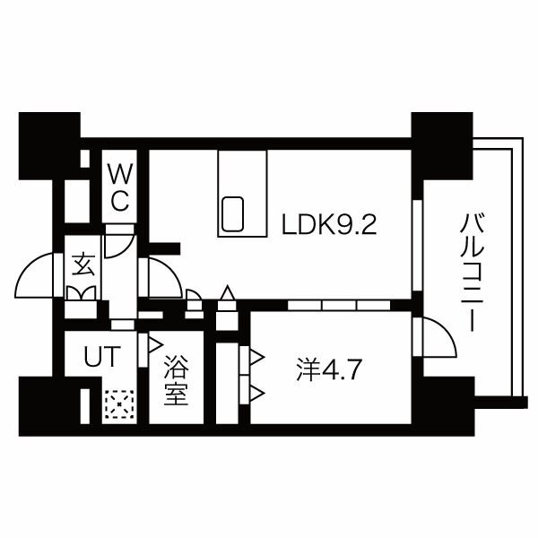 ファステートNAGOYA今池バレンシア 間取り