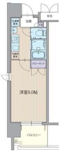 パルティール上前津 間取り