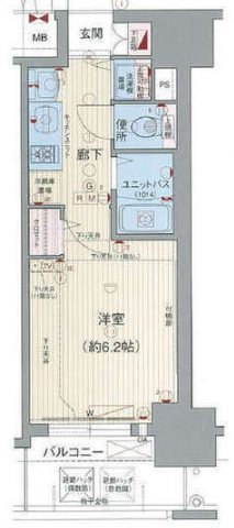 プレサンス鶴舞公園ＷＥＳＴ 間取り