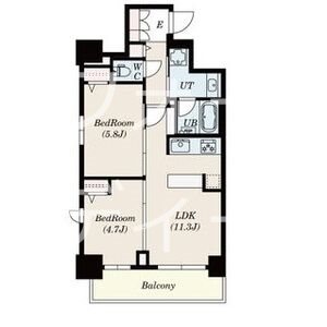 S-RESIDENCE葵Ⅱ 間取り