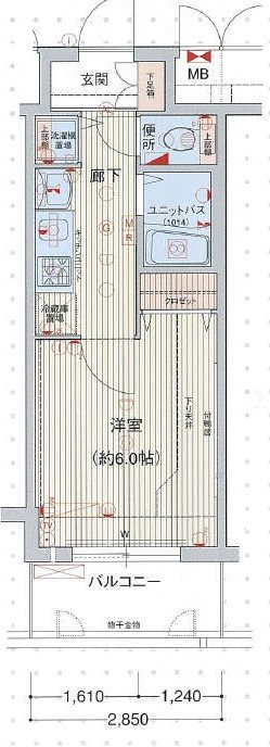 プレサンス新栄リミックス 間取り