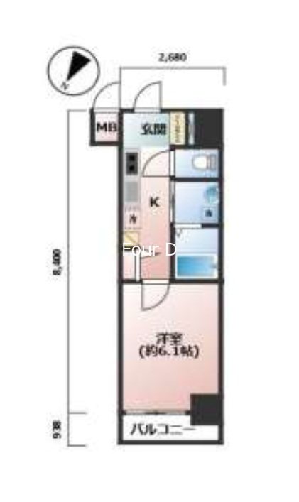 アヴァンティーク銀座２丁目弐番館 間取り