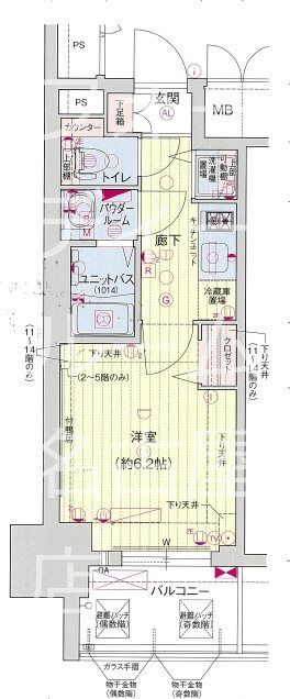プレサンス金山コネクト 間取り
