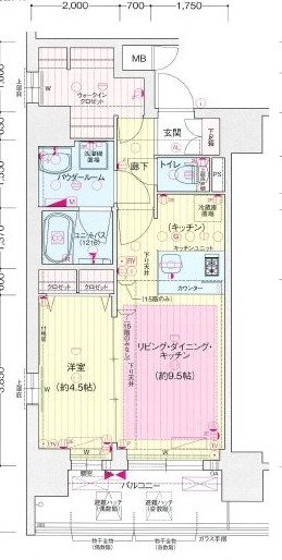 プレサンス錦ラウム 間取り
