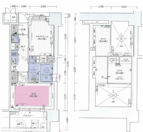 エステムコート名古屋駅前CORE 間取り