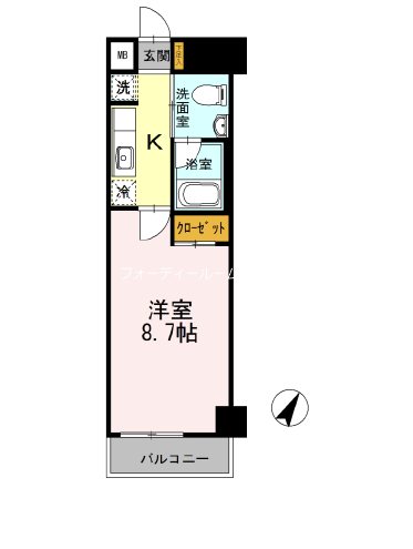 カスタリア神保町 間取り
