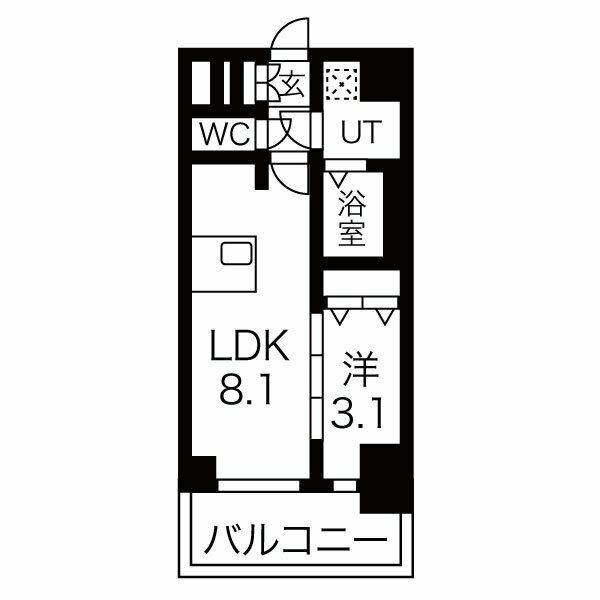 ファステート名古屋駅前ドリーム 間取り