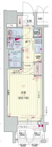 プレサンス東別院駅前 間取り