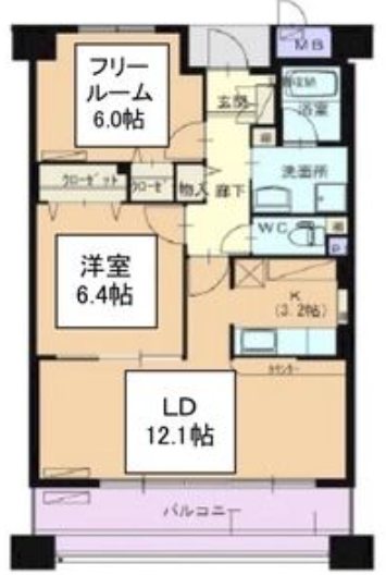 ラ・パス大井橋 間取り