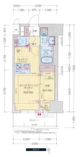 プレサンス鶴舞パークグラッド 間取り