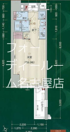 プレサンス東別院駅前コネクション 間取り