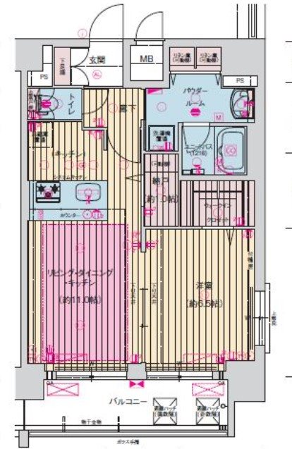 プレサンス鶴舞公園セラヴィ 間取り
