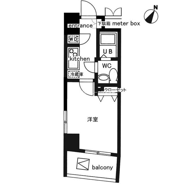 レジディア日本橋人形町Ⅱ 間取り