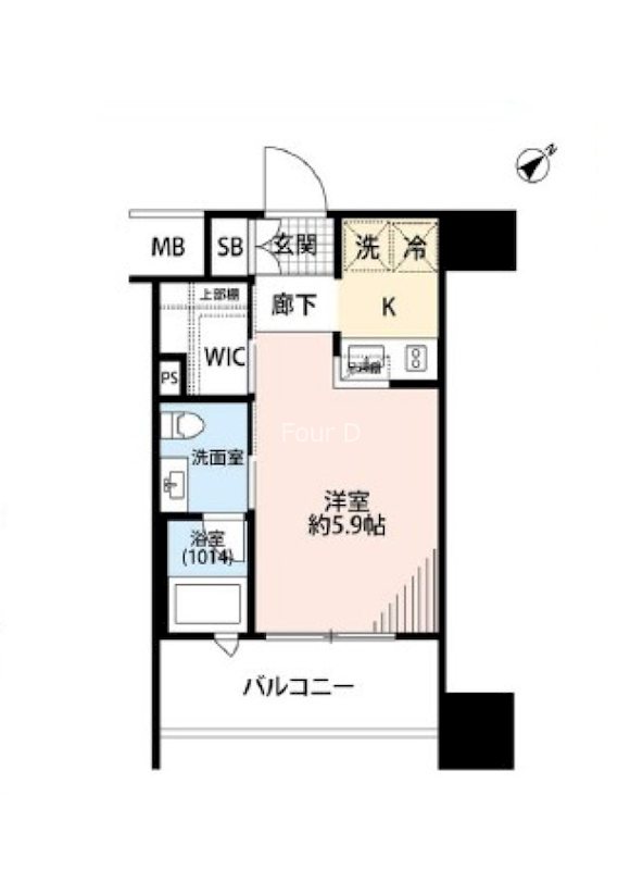 ベルファース水天宮前 間取り