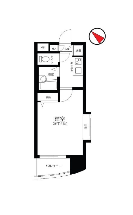 ガラ・シテイ田町 間取り