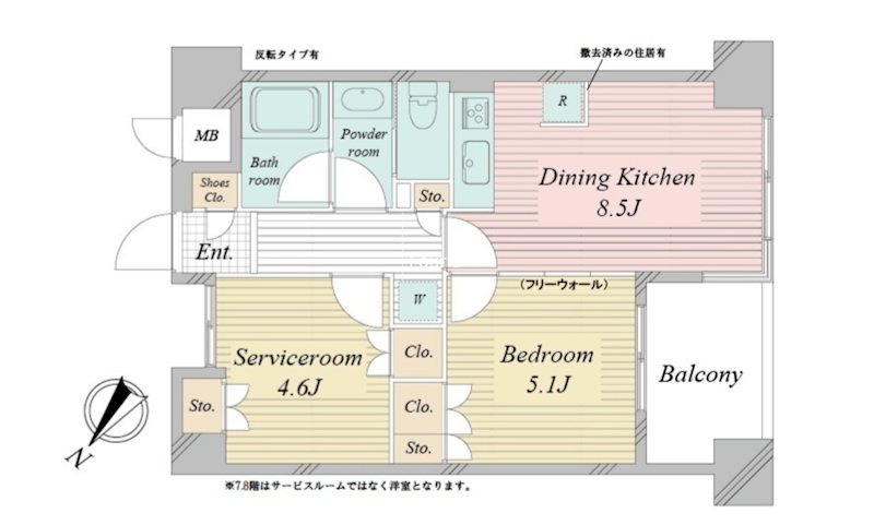 アクティ東仲通り 間取り
