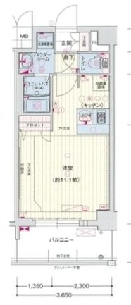 プレサンス　THE　MOTOYAMA 間取り