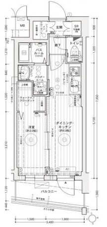 エステムコート名古屋上前津 間取り