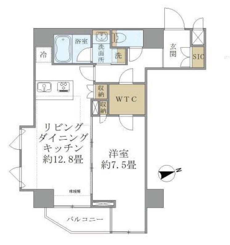 コンシェリア新橋MASTER'S VILLA 間取り