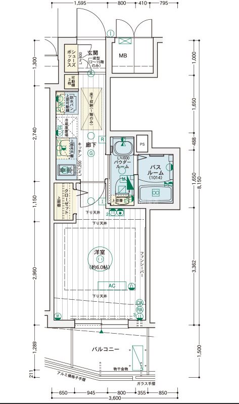 エステムコート名古屋千種グレイス 間取り