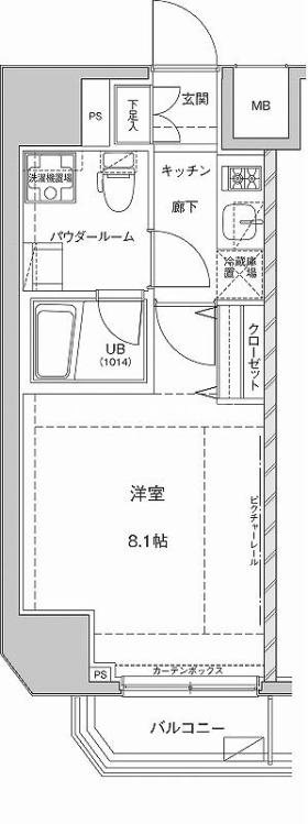 ジェノヴィア東大前グリーンヴェール    間取り