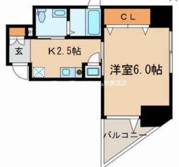 秋葉原　デ・プレ 間取り