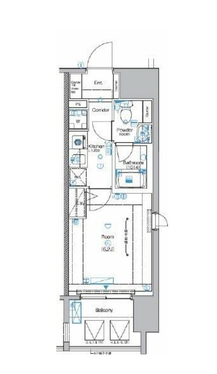 シーフォレシティ芝浦 間取り