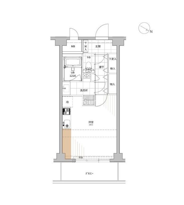 シティテラス田町 間取り