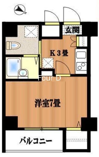 トーシンフェニックス新橋弐番館 間取り